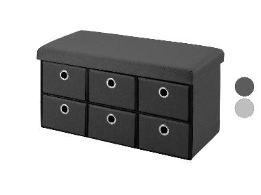 LIVARNO® Sitztruhe, 6 Fächer