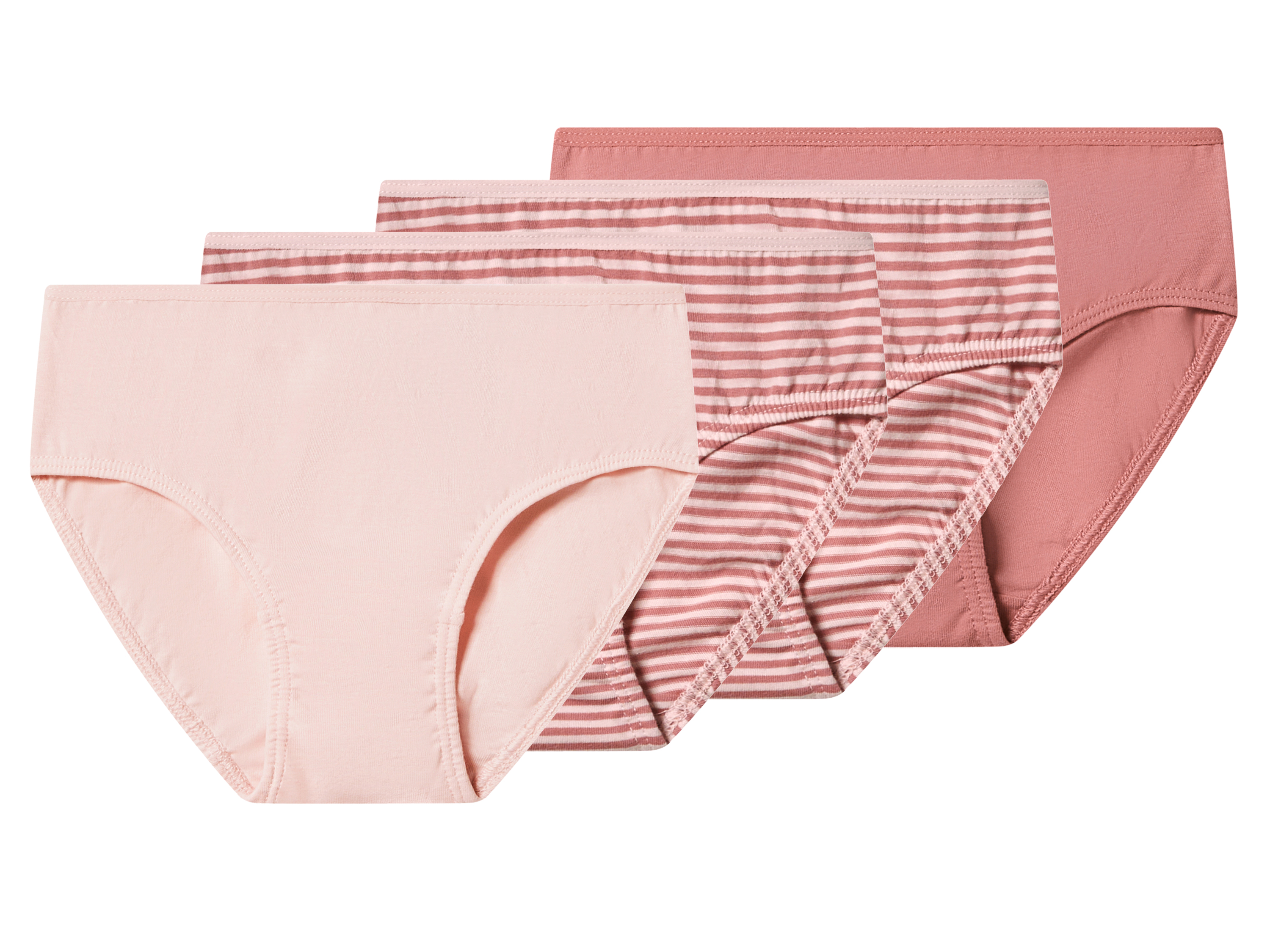 LUPILU® Kleinkinder Mädchen Slip 4er (Rosa, 110/116)