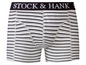 Gestreifte Boxershorts von Stock & Hank.