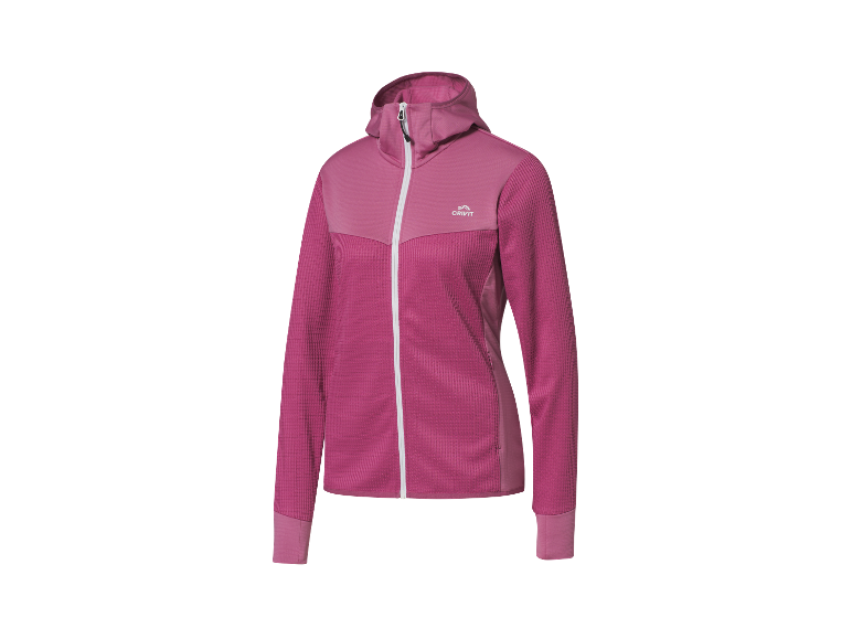 Crivit Damen Kapuzenjacke in Rosa.
