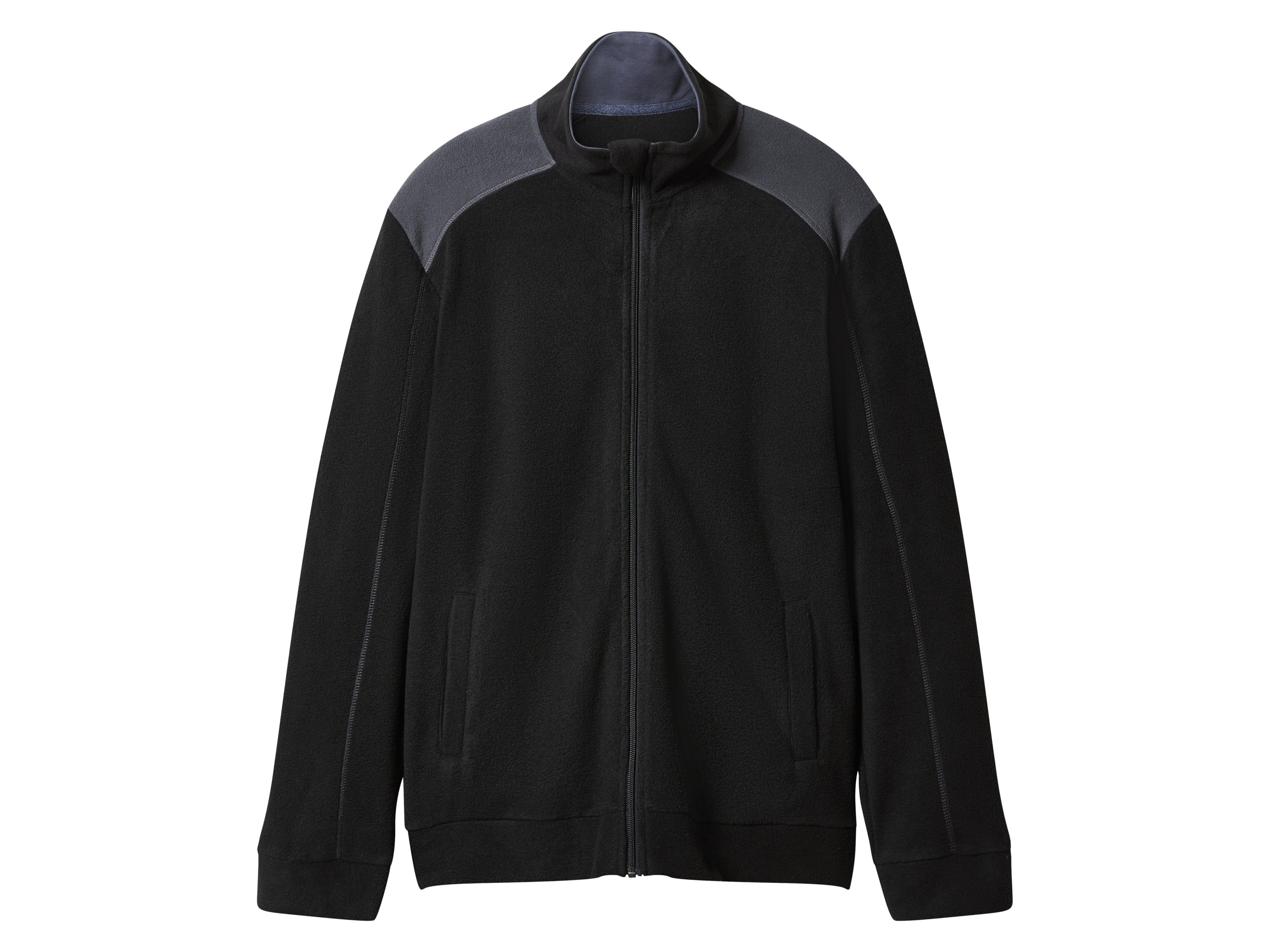 ESMARA MEN Herren Fleece-Hausanzug (Schwarz, M (48/50)) – Bild 2 von 4