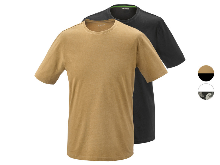 Gehe zu Vollbildansicht: PARKSIDE® Herren T-Shirts, 2 Stück, mit Rundhalsausschnitt - Bild 1