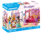 Spielset mit Prinzessinnenpuppe, Himmelbett und Schminktisch in der Box
