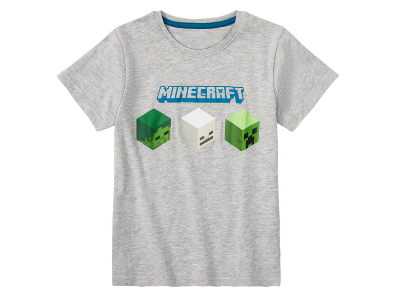 Gehe zu Vollbildansicht: Minecraft Kinder Pyjama, Single-Jersey-Qualität - Bild 3