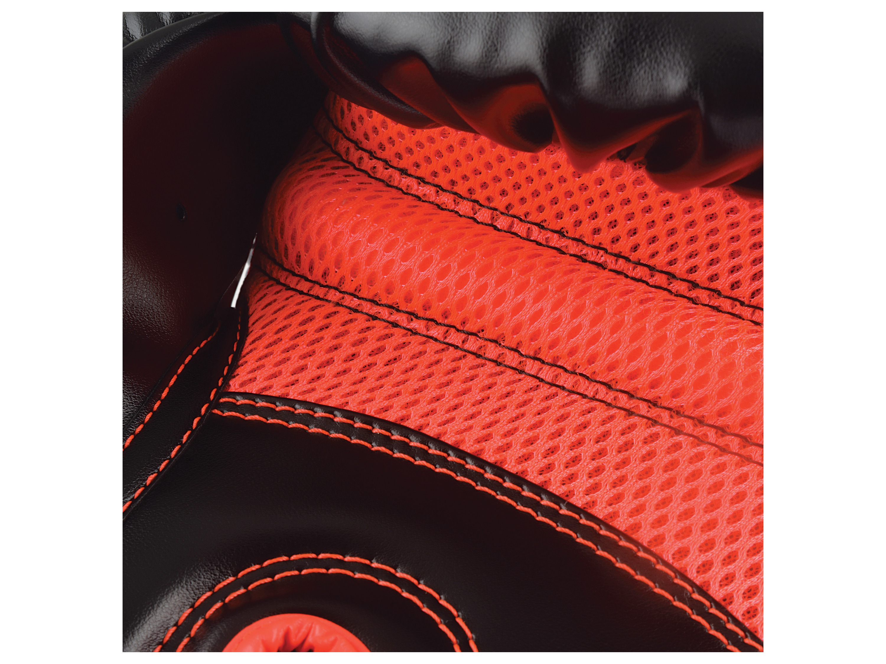 Thumbnail - adidas Boxhandschuhe Hybrid 80 (Schwarz/Rot, 14 OZ)