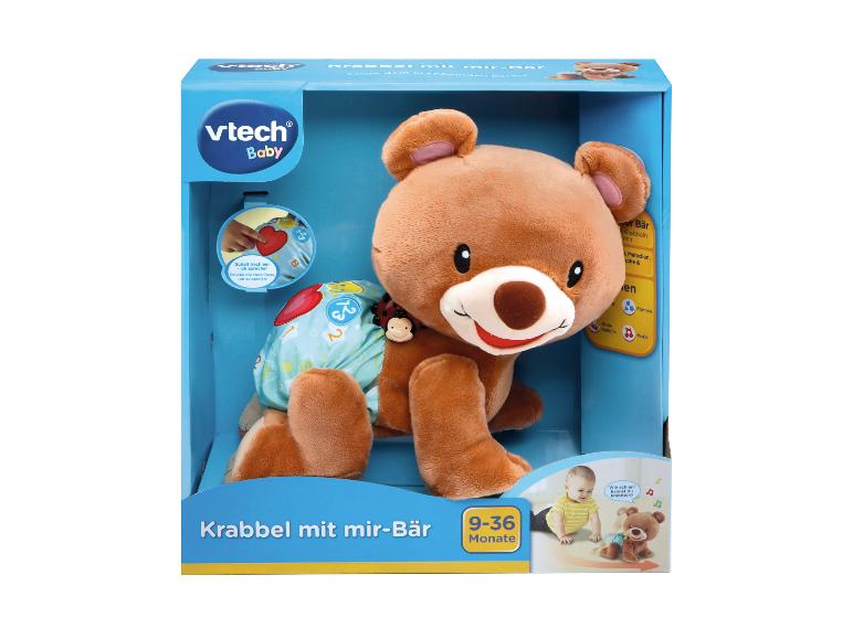 Interaktiver krabbelnder Teddybär für Babys von 9-36 Monaten.