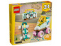 LEGO Creator 3-in-1-Set mit Skateboard, Rollschuhen und einem Radio.
