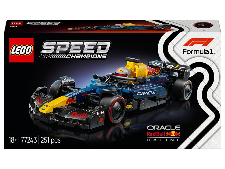 LEGO Speed Champions Box mit einem Red Bull Formel 1 Rennwagen