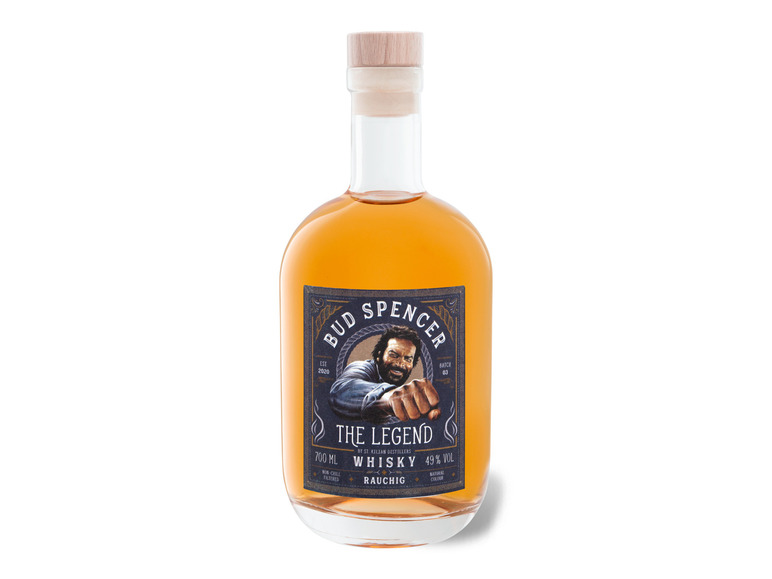 Gehe zu Vollbildansicht: St. Kilian Distillers Bud Spencer - The Legend - Single Malt Whisky (rauchig) 49% Vol - Bild 1