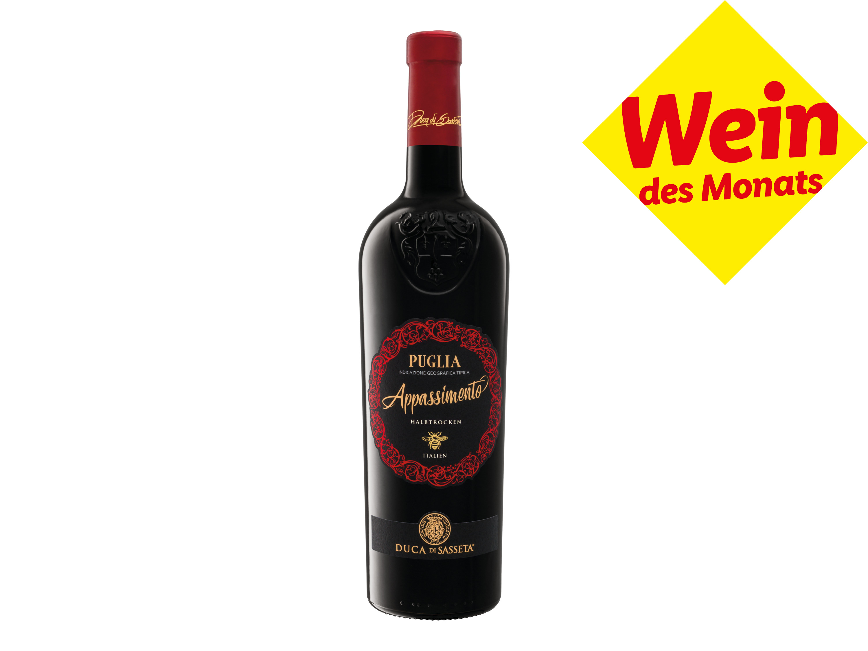 DUCA DI SASSETA Appassimento Puglia IGT halbtrocken, Rotwein 2025""