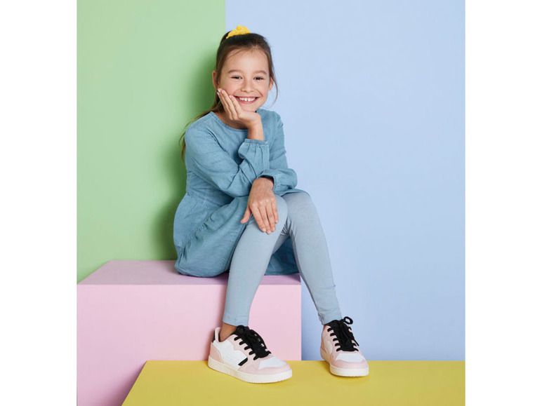 Gehe zu Vollbildansicht: pepperts!® Kinder Mädchen Leggings, 2 Stück, hoher Baumwollanteil - Bild 4