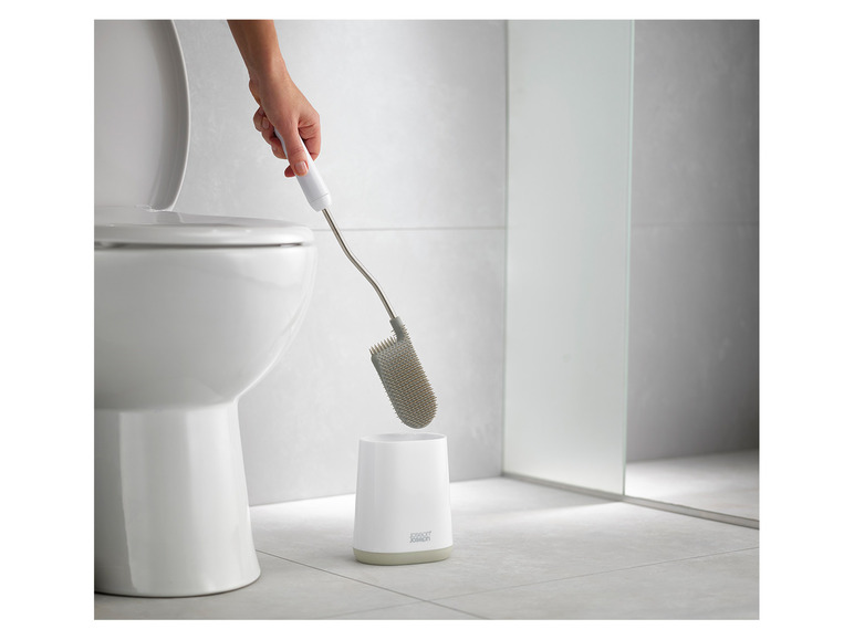 Gehe zu Vollbildansicht: Joseph Joseph Duo Flex™ Lite Toilettenbürste - Grau - Bild 3