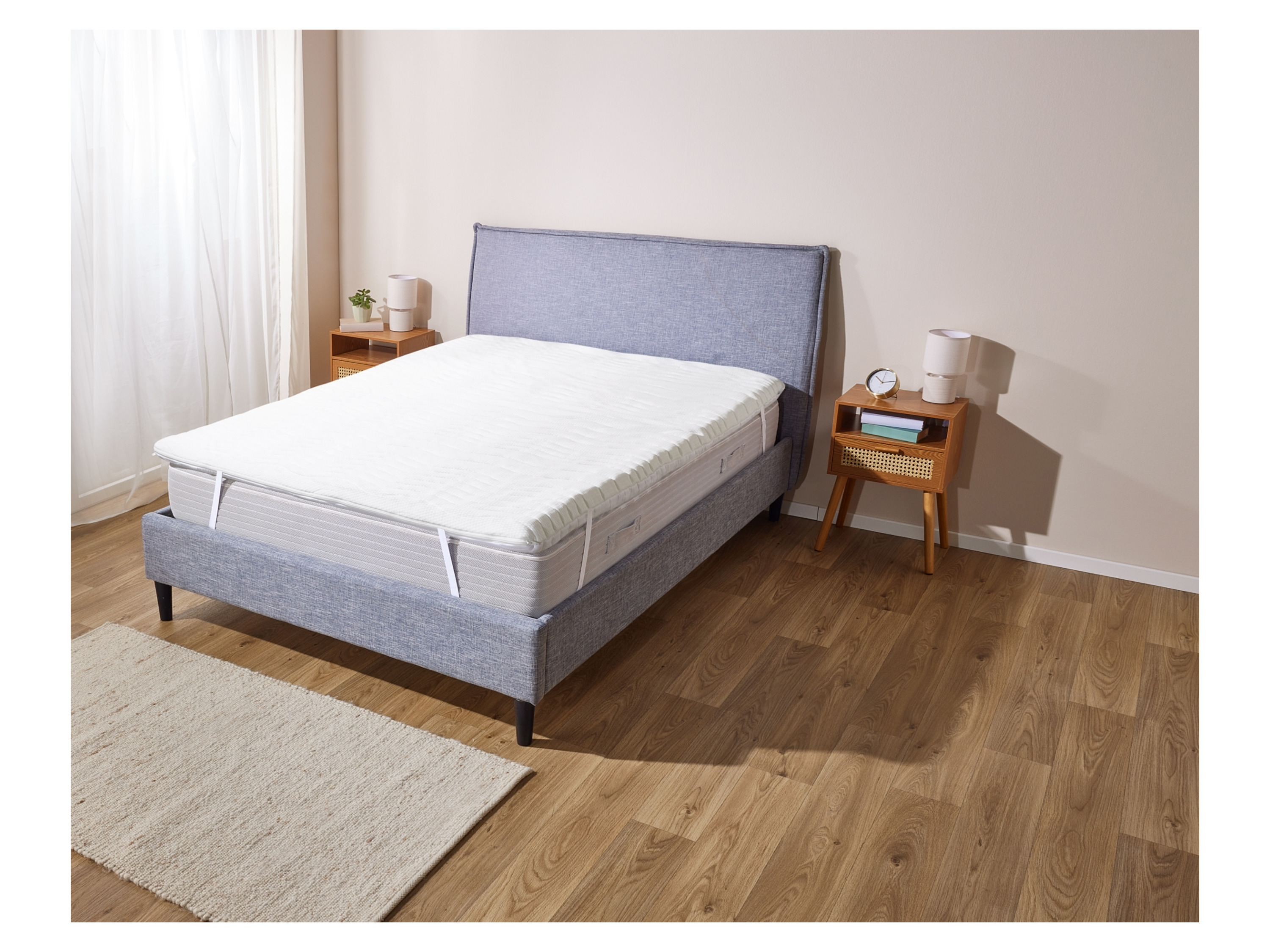 Thumbnail - LIVARNO home Matratzentopper Übergröße, 140 X 200 cm