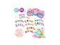 Nageldesign-Set mit 40 wasserapplizierbaren Designs und diversem Zubehör.