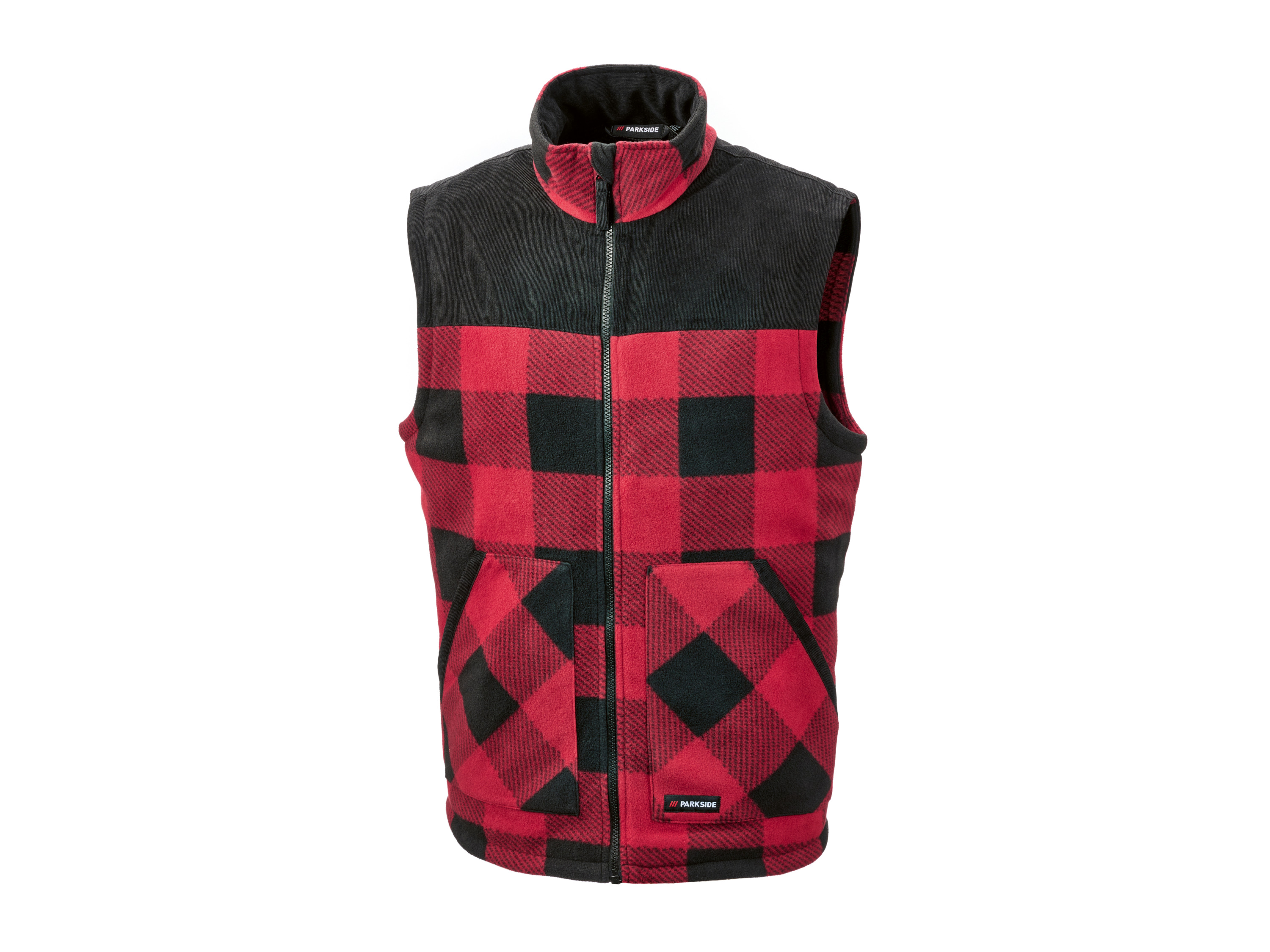 PARKSIDE® Herren Fleeceweste (Rot, L (52/54))