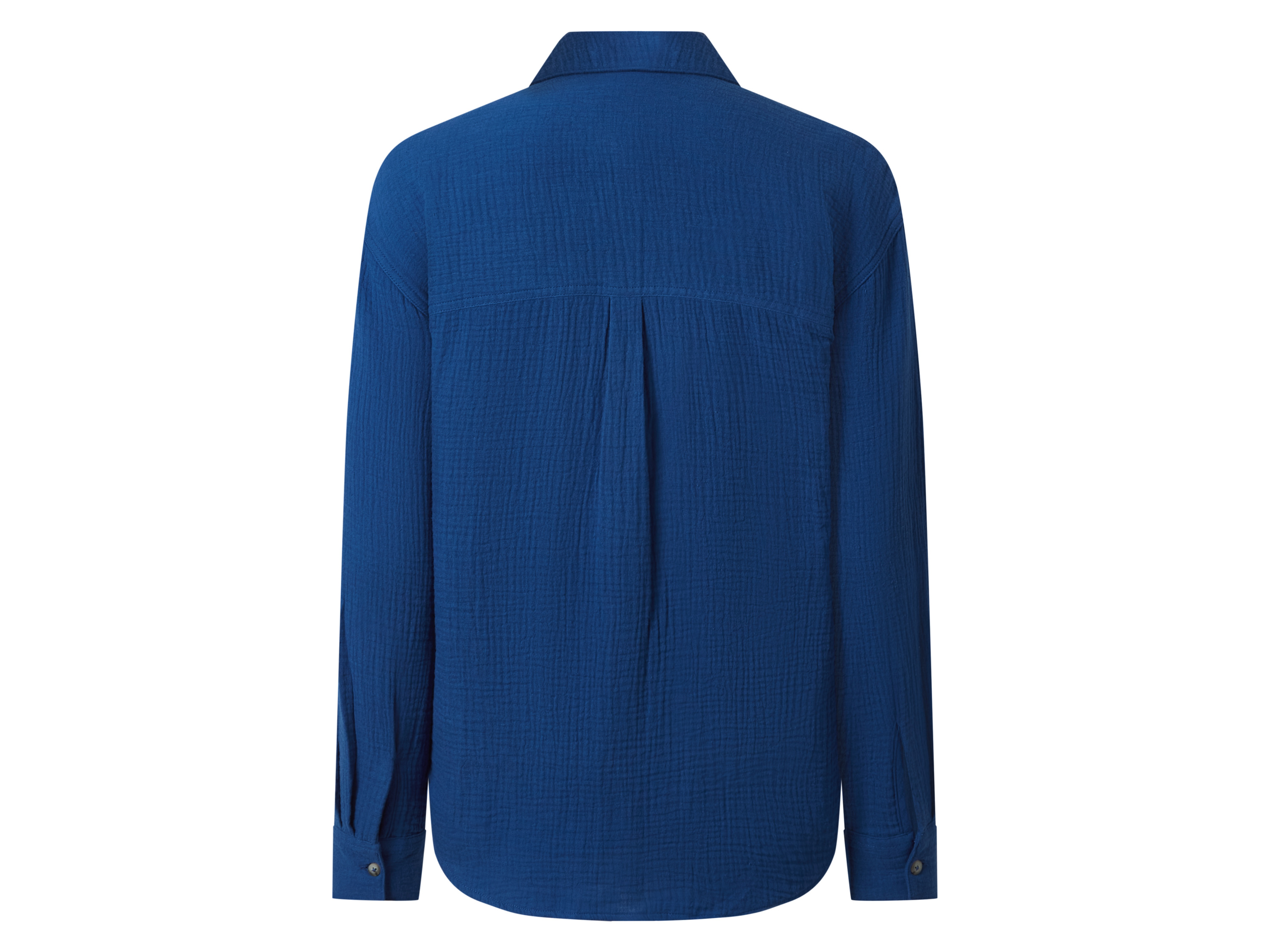 Thumbnail - esmara® Damen Musselin-Bluse, mit Kentkragen (Blau, 40)