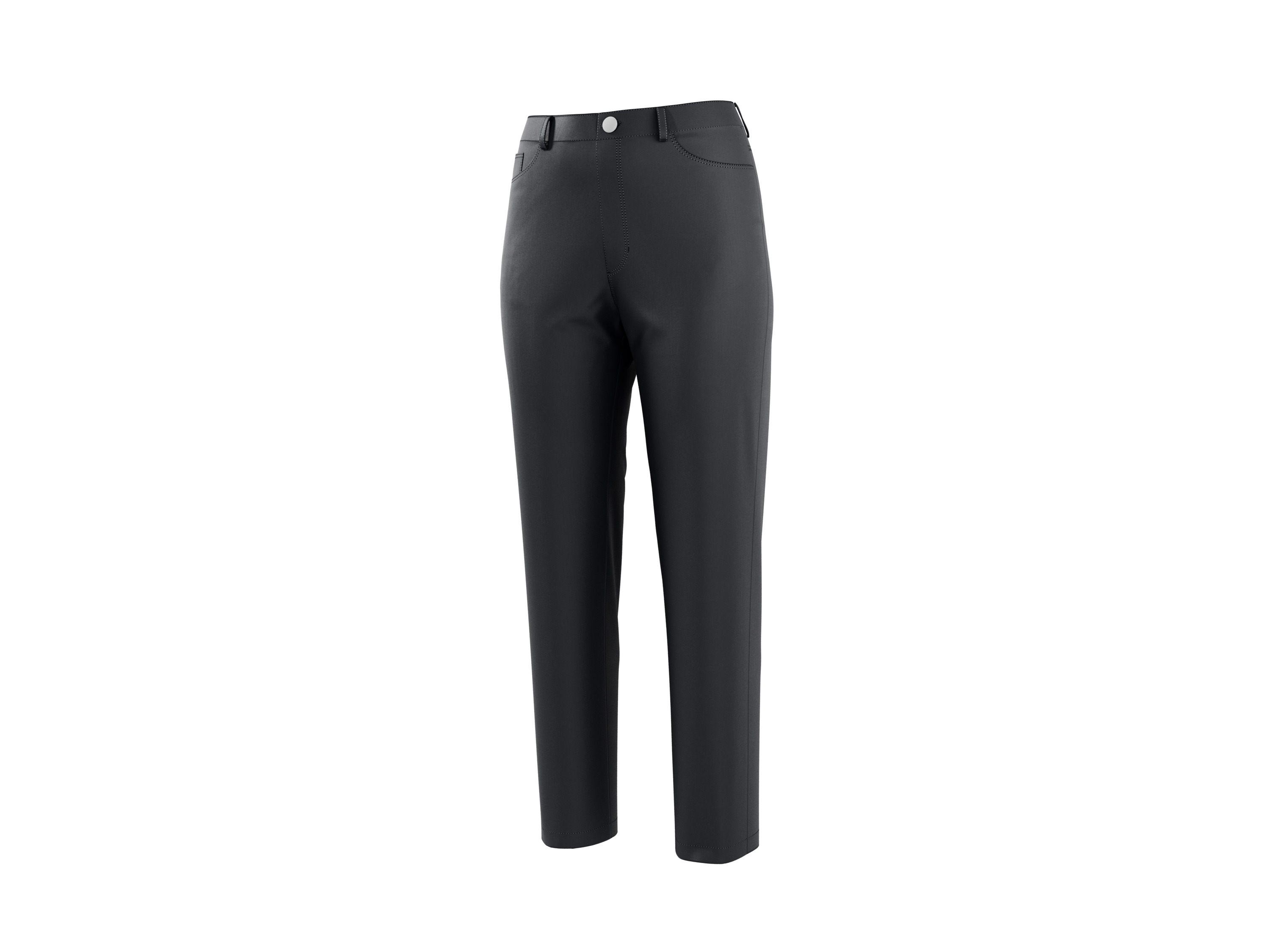 ESMARA® Damen Hose Slim Fit (Schwarz, 42) – Bild 3 von 4