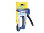 LIVARNO® Handtacker »RPC7« in Blau mit gelbem Rapid-Logo und dem Text „EFFORTLESS STAPLE GUN“.