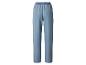 Hellblaue Damen-Hose mit weitem Bein und Gummizug in der Taille