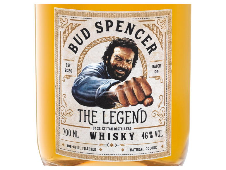 Gehe zu Vollbildansicht: St. Kilian Bud Spencer - The Legend - Whisky (mild) 46% Vol - Bild 2