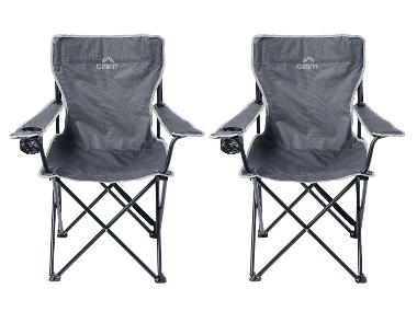 CRIVIT Campingstuhl faltbar 2er Set