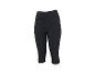 Schwarze Damen-Sport-Capri-Leggings