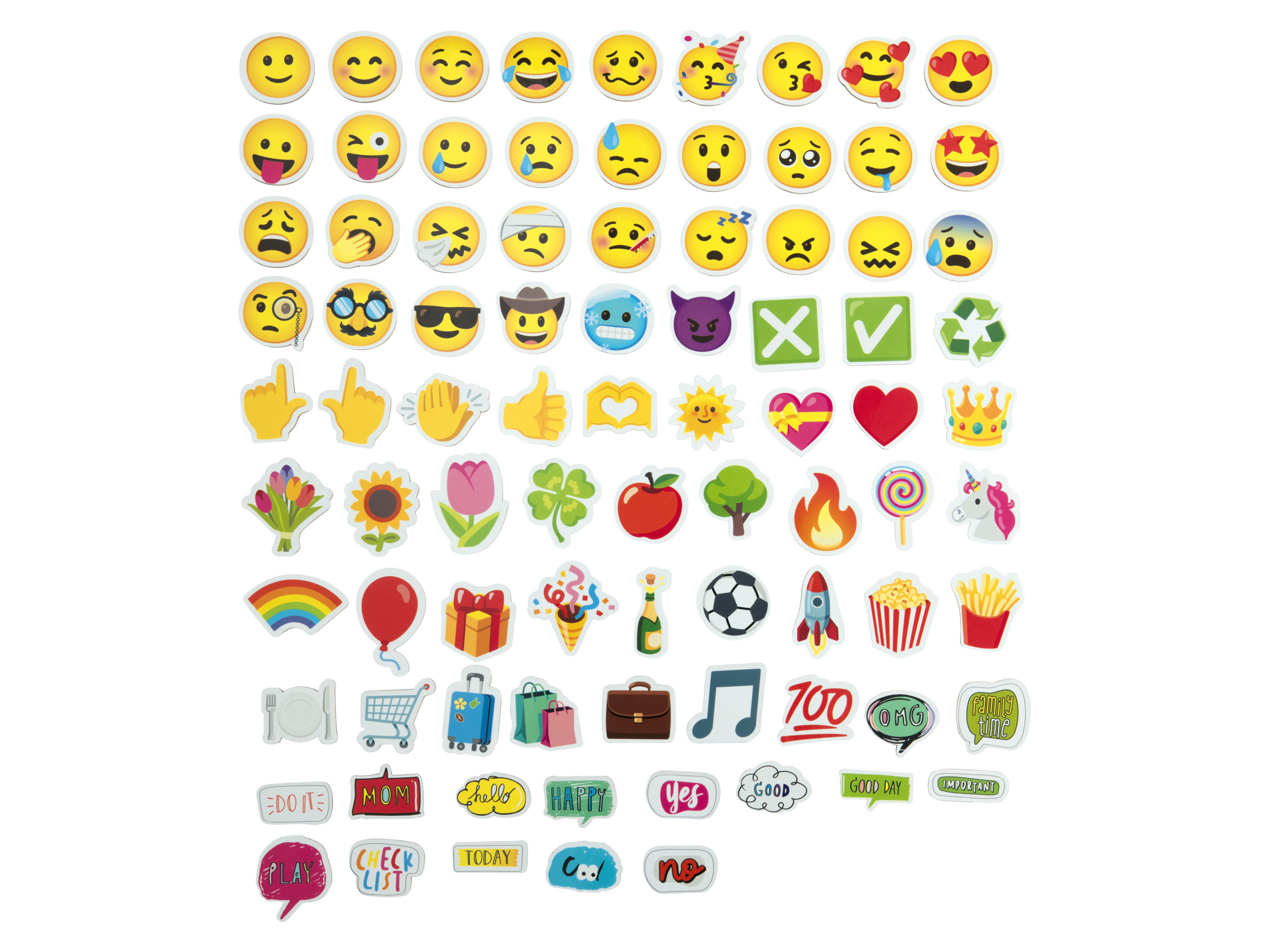 Thumbnail - lupilu® Magnetbox Alphabet, Zahlen, Motive FSC Mix (Emoticons)