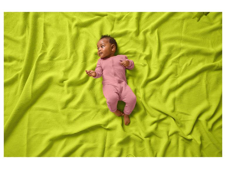 Premium Baby Strampler Wolle/Seide