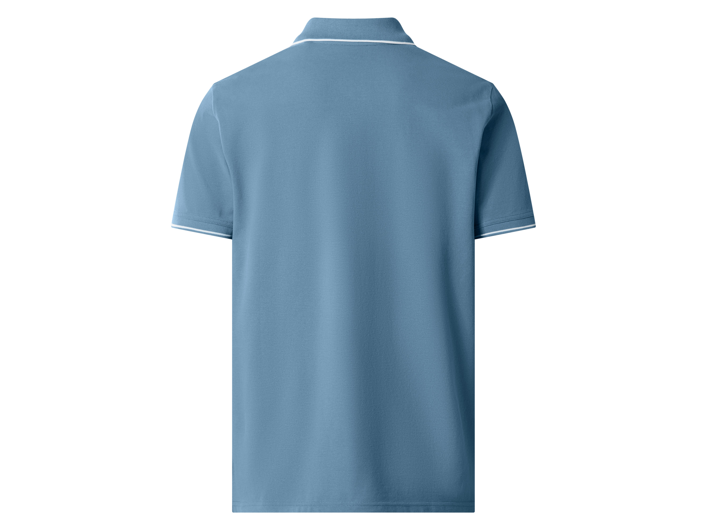 ESMARA MEN Herren Piqué Poloshirt (Blau, M (48/50)) – Bild 3 von 4