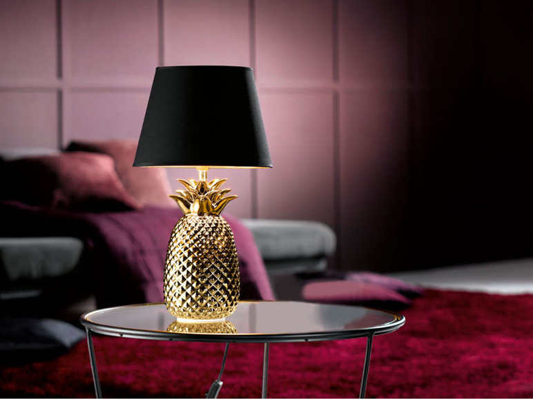 Gehe zu Vollbildansicht: LIVARNO home LED-Tischleuchte Ananas, mit Handschalter, warmweiß - Bild 3