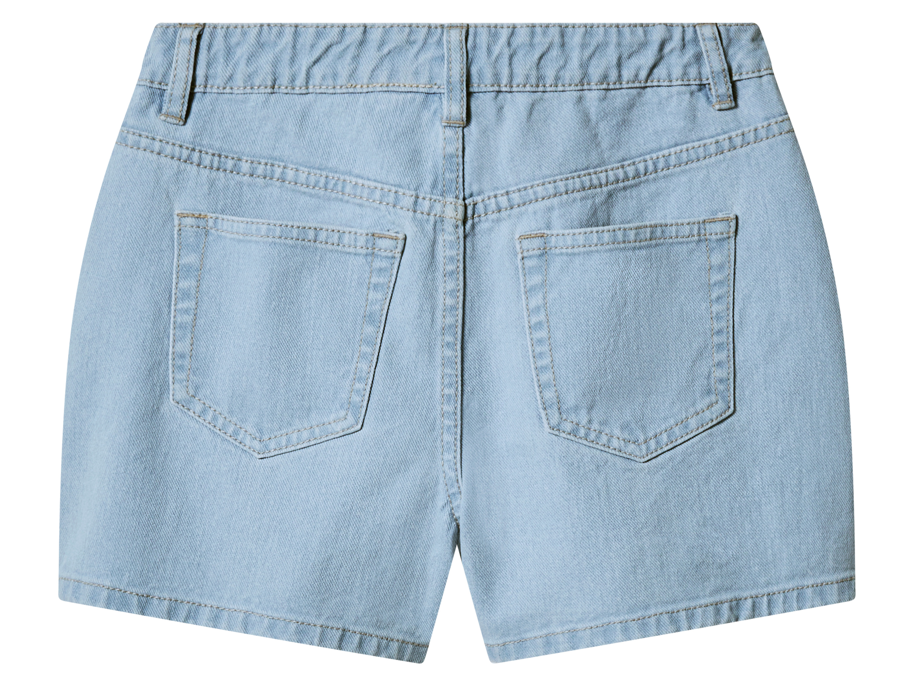ESMARA KIDS Kinder Mädchen Jeansshorts (Hellblau, 146/152) – Bild 2 von 2
