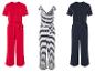 Rote, gestreifte und dunkelblaue Jumpsuits: elegante und legere Styles.