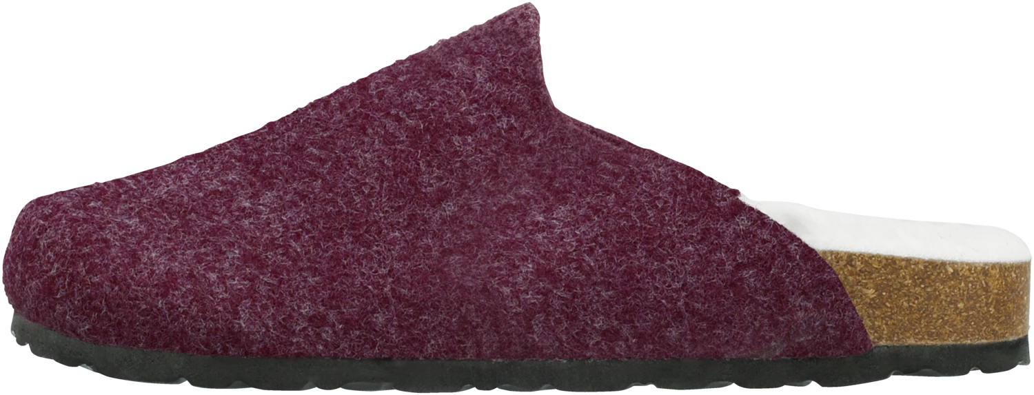 ESMARA® Damen Clog Tieffußbett Filz (Beere, 40) – Bild 3 von 4