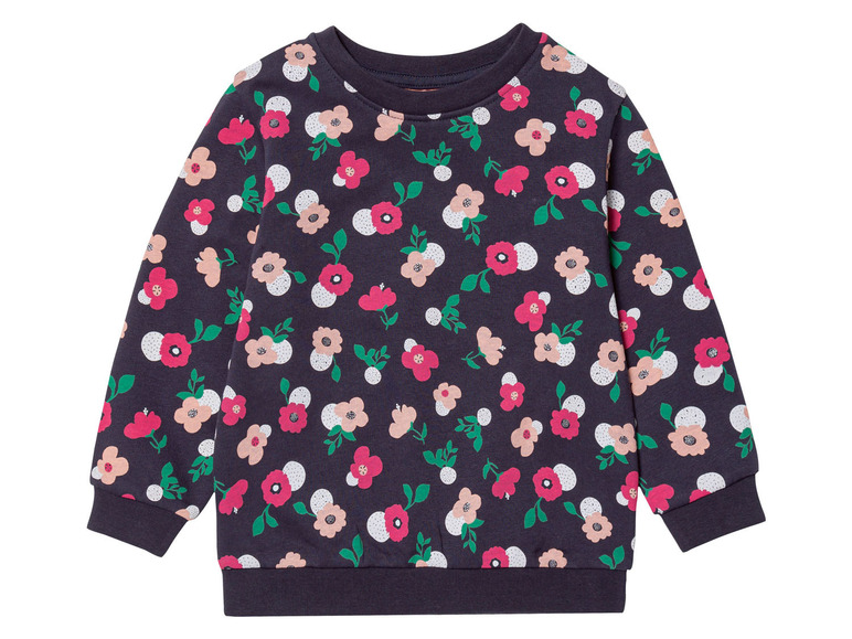 Gehe zu Vollbildansicht: lupilu® Kleinkinder Mädchen Sweatshirt, mit Baumwolle - Bild 9