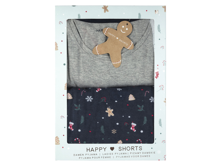 Weihnachtspyjama für Damen von Happy Shorts.