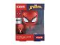 Spider-Man Lampe aus der ICONS-Serie, Nummer 002, in Verpackung mit transparenter Vorderseite.