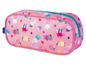 Ein rosafarbenes Etui mit Peppa Pig und Reißverschluss