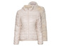 Beige Damenjacke mit gefütterter Jacke