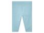 Hellblaue Baby-Leggings.