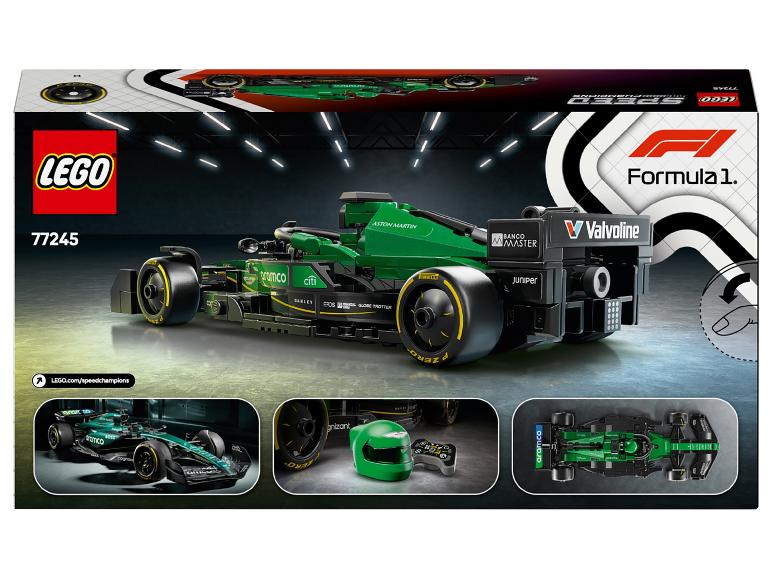 LEGO Speed Champions Aston Martin Aramco Formel 1 Rennwagen Set.