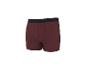 Bordeauxrote Boxershorts mit schwarzem Bund
