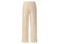 Beige Jogginghose mit elastischem Bund.
