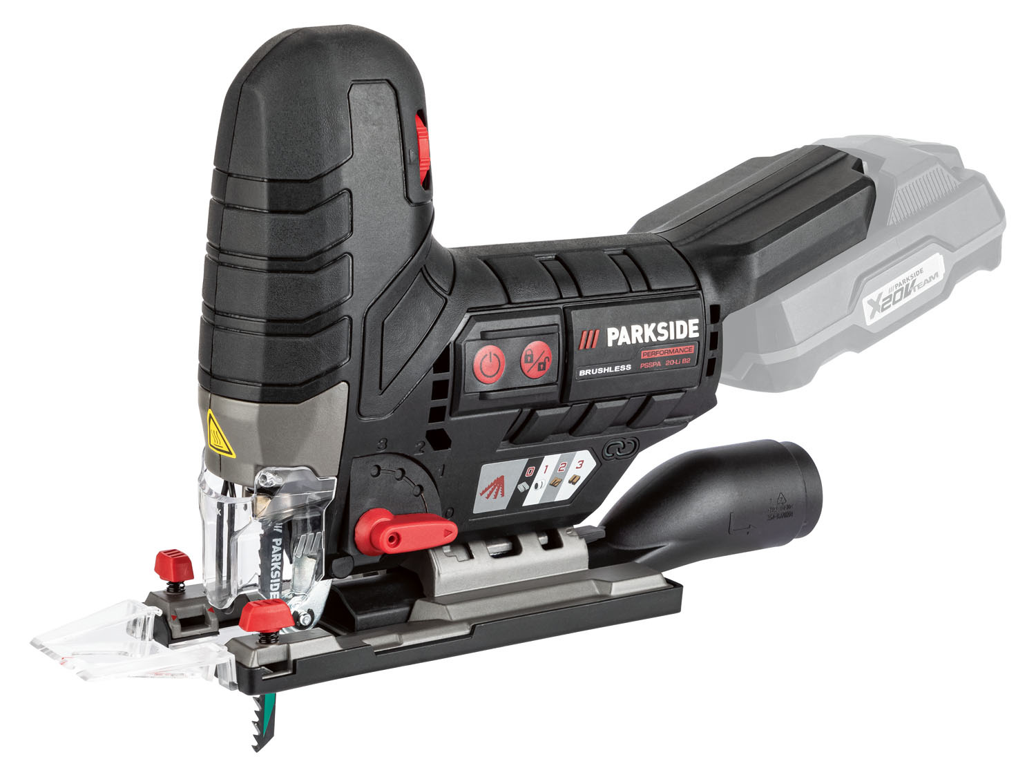 Scie Sauteuse Sans Fil Parkside Performance 20V PSSPA 20-Li E3 – Neuve