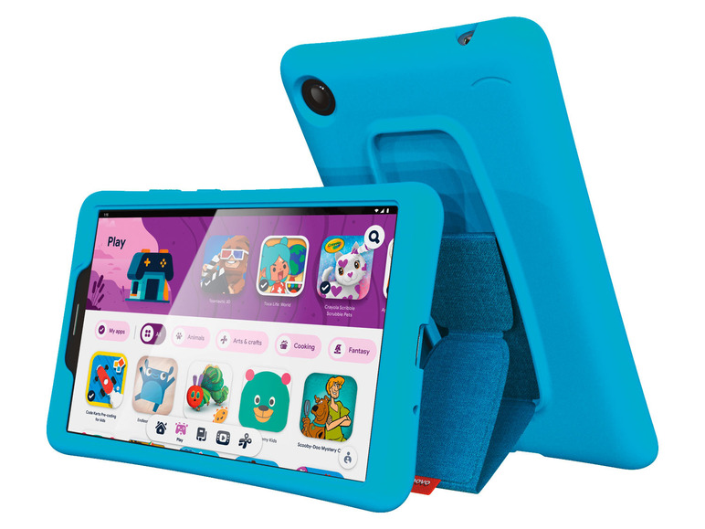 Gehe zu Vollbildansicht: Lenovo Tab M7 (3. Generation) mit Kinderschutzhülle - Bild 1