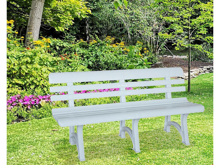 Gehe zu Vollbildansicht: Bica Gartenbank »Olimpia«, 3-Sitzer, Kunststoff, witterungsbeständig, 330 kg Belastbarkeit - Bild 9
