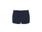 Dunkelblaue Herren-Boxershorts mit gerippter Textur und elastischem Bund.