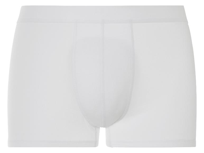 Weiße Herren-Boxershorts.
