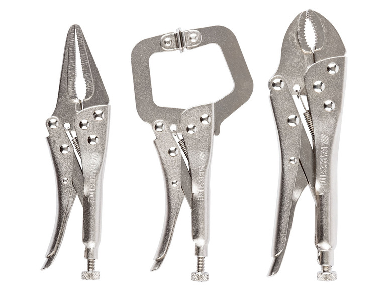 Go to full screen view: PARKSIDE® grip pliers set, 3-piece - Image 1
