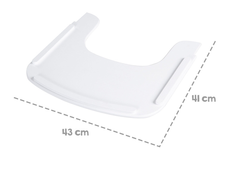 Ein weißer Toilettensitz in U-Form.