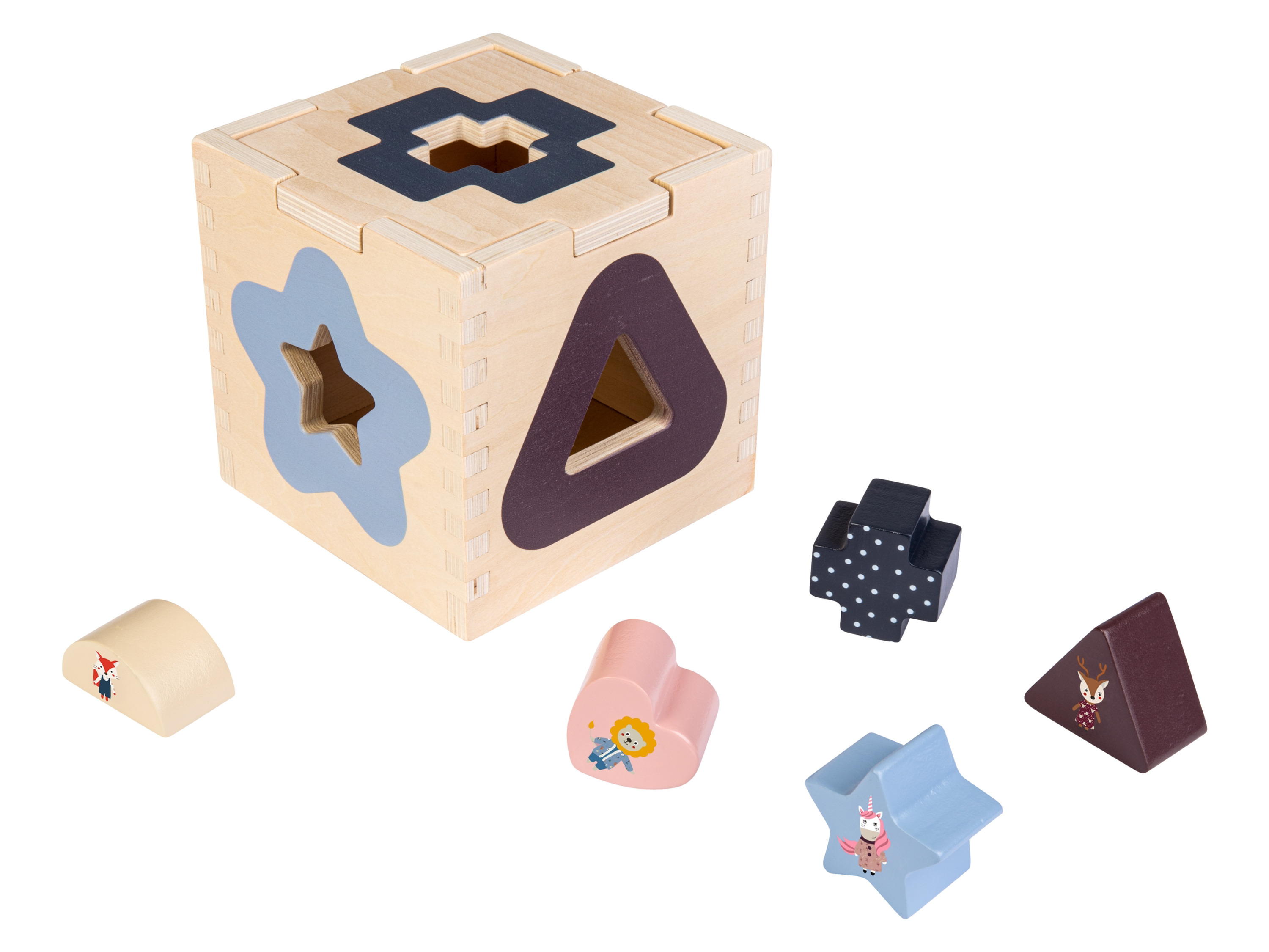 lupilu® Holz Motorik groß Team (Formen-Steckspiel) | 04335815003868